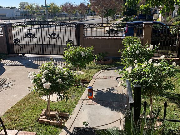 We put concrete walkway wit 