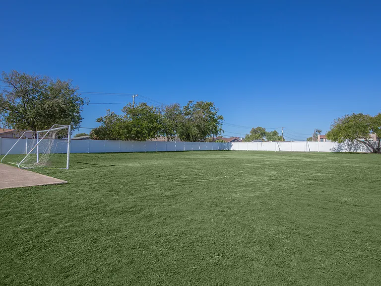 Outdoor sports field.