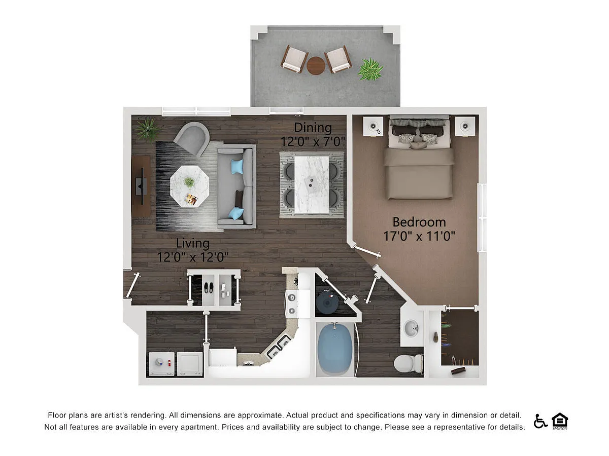 Floor plan The Oaks