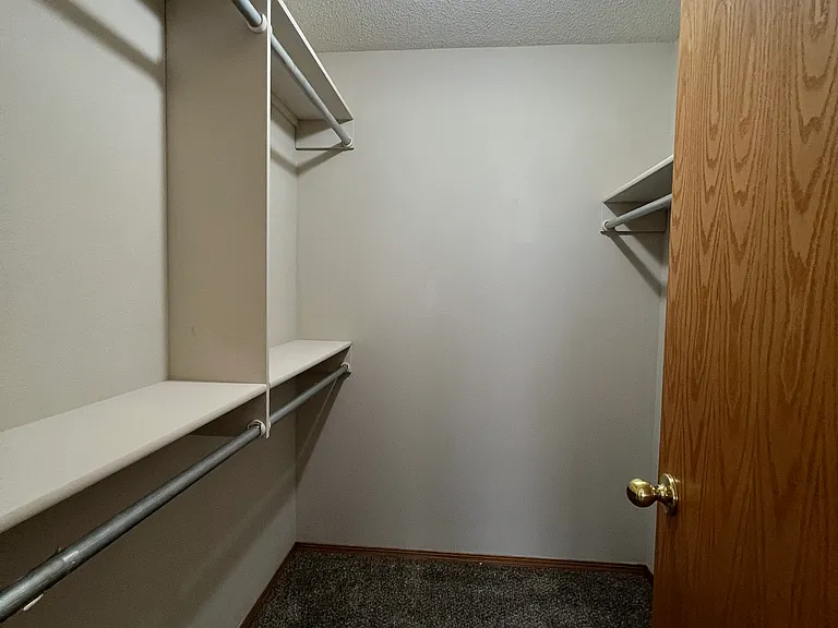 Master walk-in closet