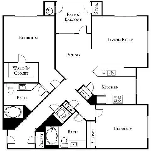 Floor plan 2D2