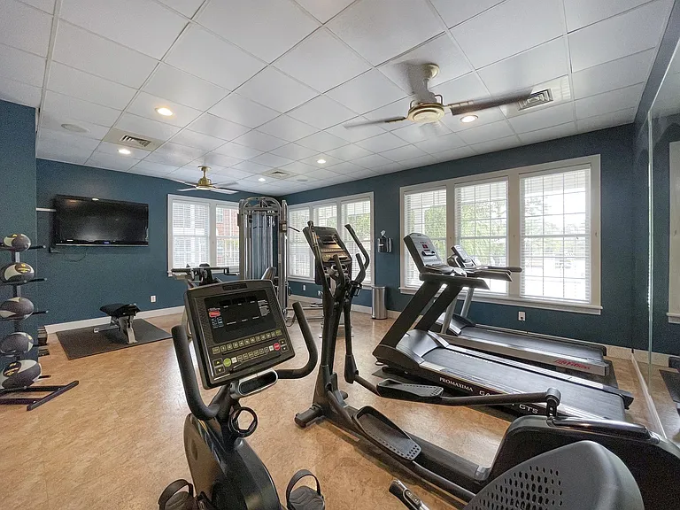 Fully equipped fitness center