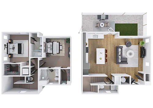 Floor plan The Abode