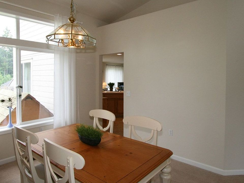 The formal dining room...