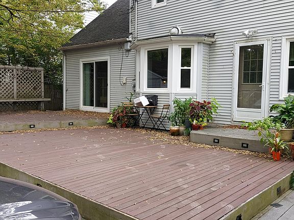 Back door and deck