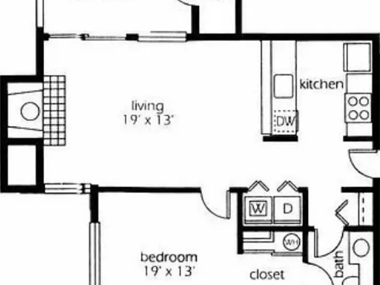 1 Bed 1 Bath 1 Bed 1 Bath
