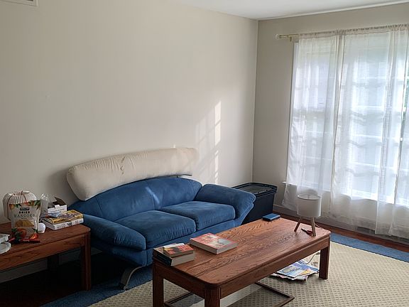 Living room with hardwood floor