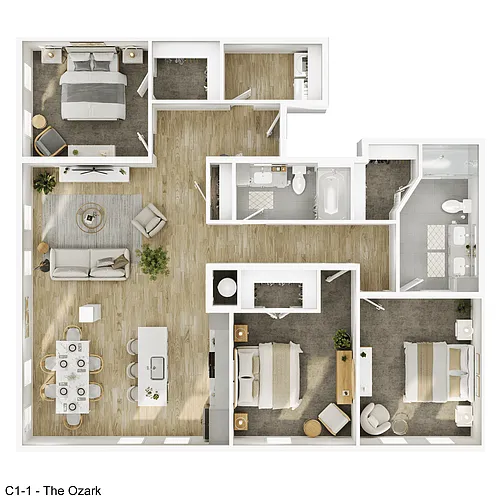 Floor plan Ozark
