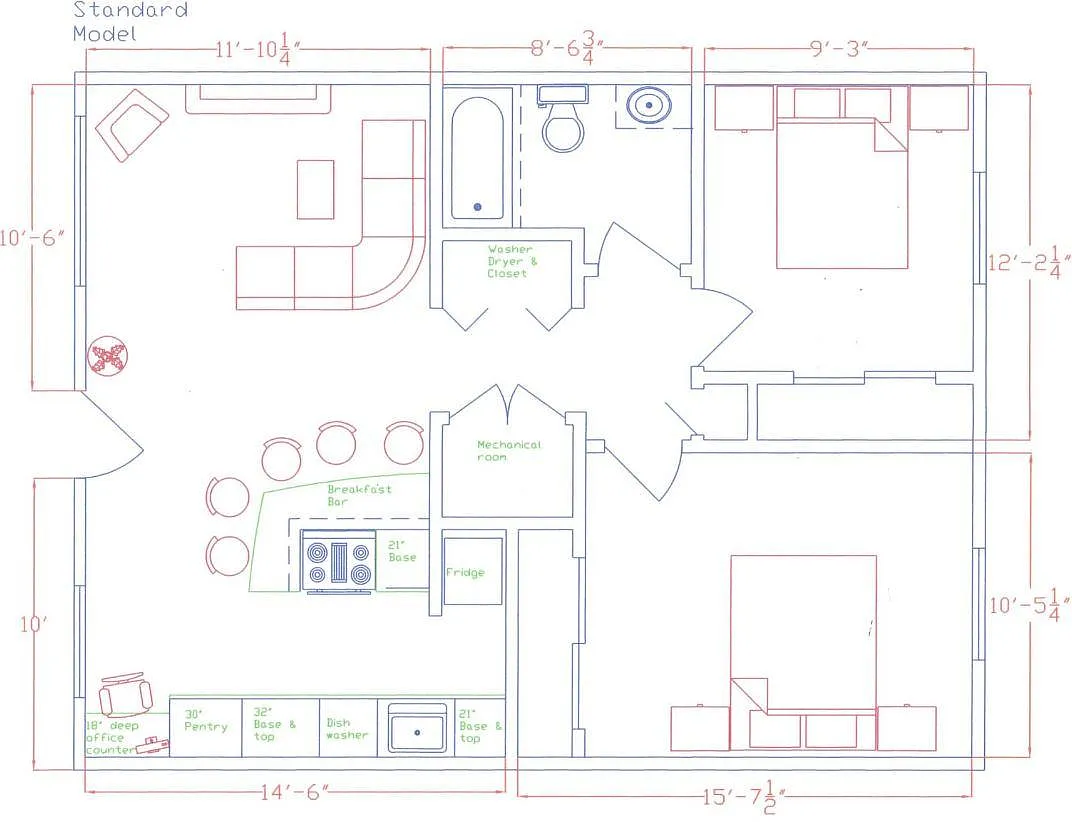 Floor plan Willow