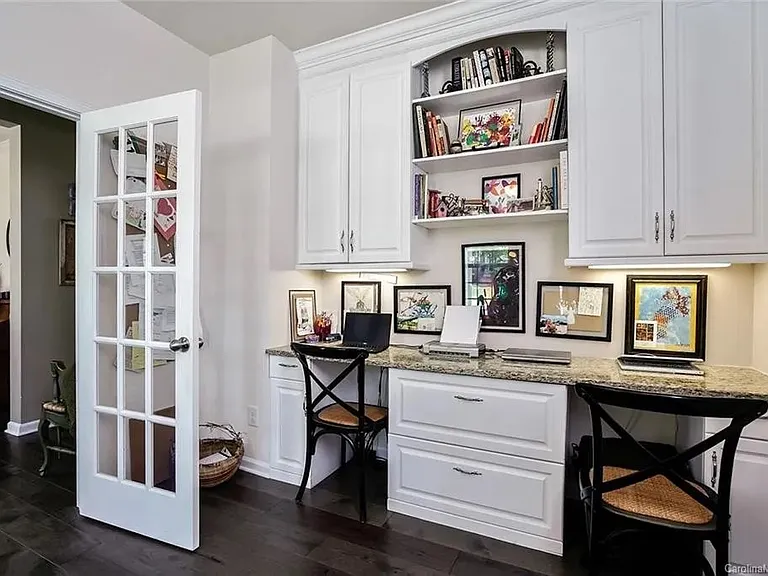 Office with built-ins
