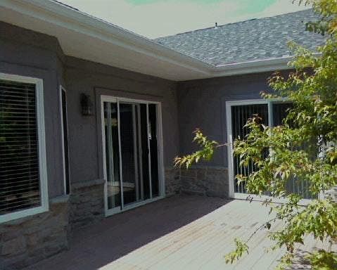 Patio for bbq's and relaxing