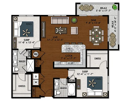 Floor plan C6