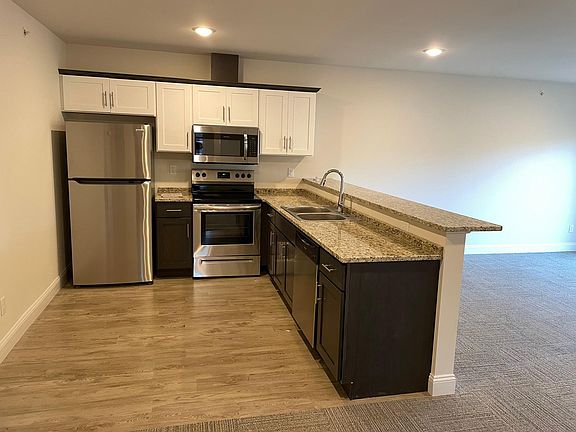 Open Kitchen with Granite Countertops