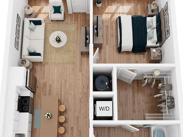 A2.1 | 1x1 | 708 sq ft A2.1 | 1x1 | 708 sq ft
