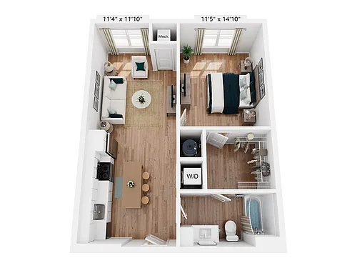 Floor plan A21
