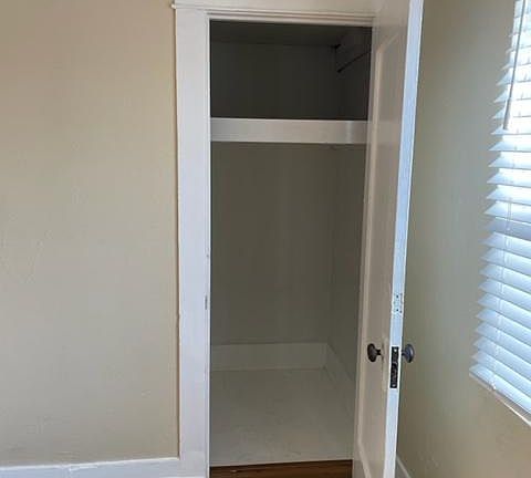 Large closet off of the living room