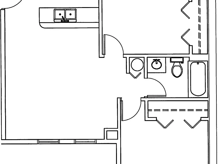 2 bedroom layout