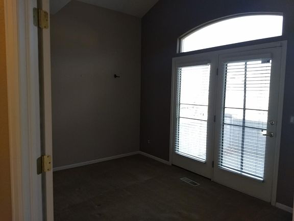 Office with French Doors to front Patio