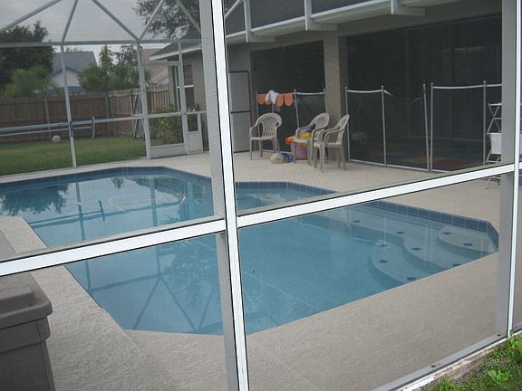 Screened Pool with child gate