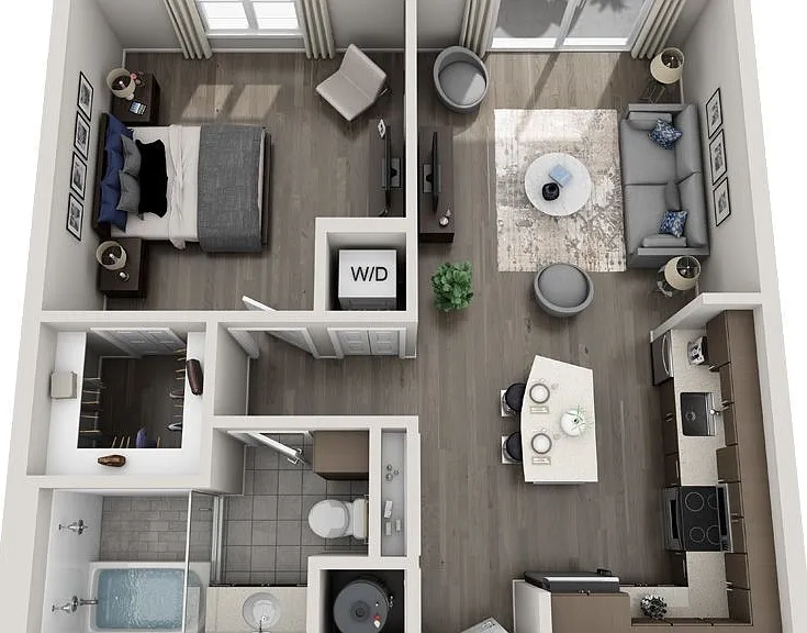Sofia Coral Gables - B3APH - 1 Beds - 1 Baths - 735 Sq. ft.
