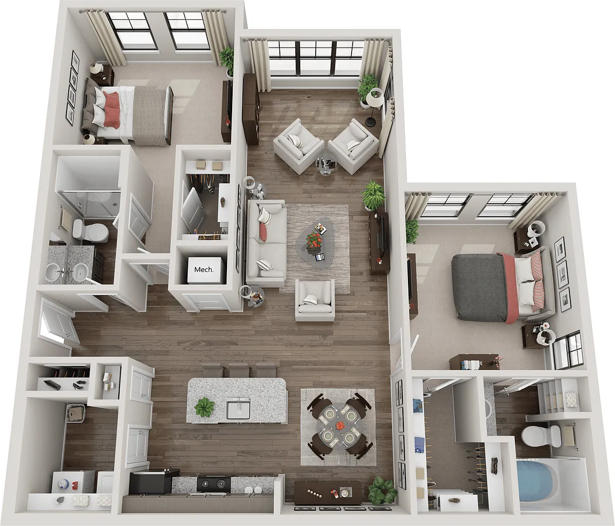 Floor plan B2E