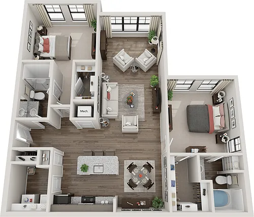 Floor plan B2E