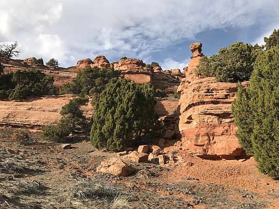 Red rock formations