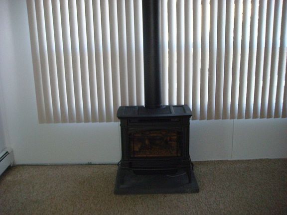 Gas Stove in Florida Room