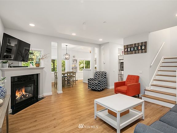 Gas fireplace, luxury vinyl plank floors throughout entire home.