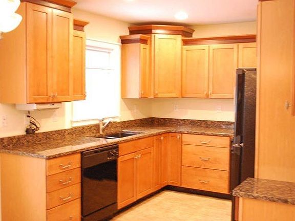 Kitchen with granite counterops