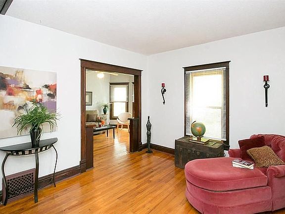 The Parlor looking into bay window Living room