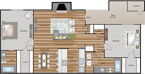 Floor plan B3