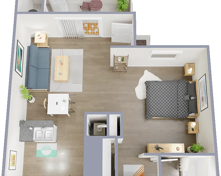 Plan A Floorplan Diagram