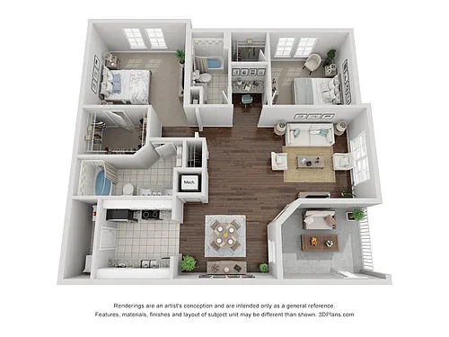 Floor plan Two Oceans