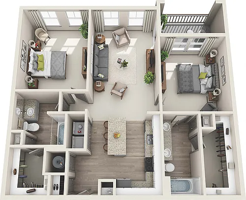 Floor plan B1