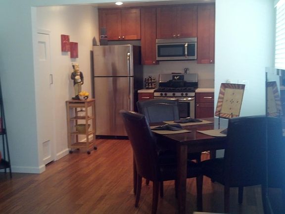 Open floor plan kitchen