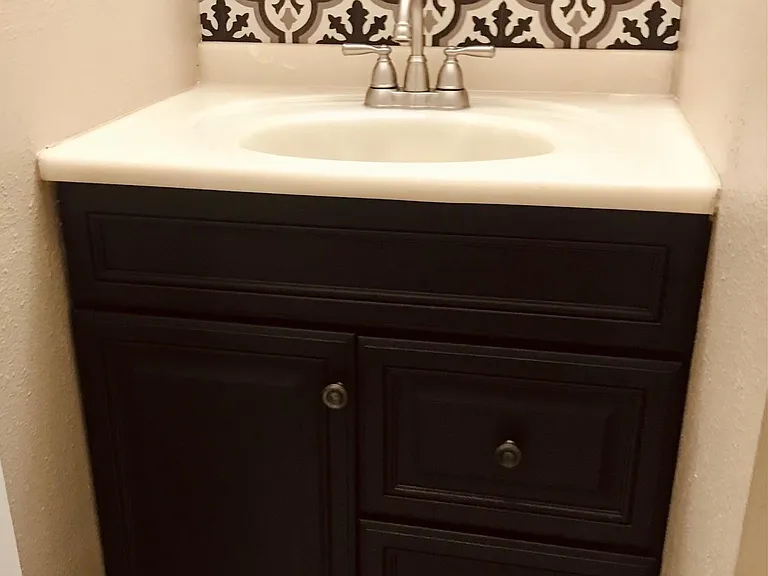 Second full bath on the lower level.