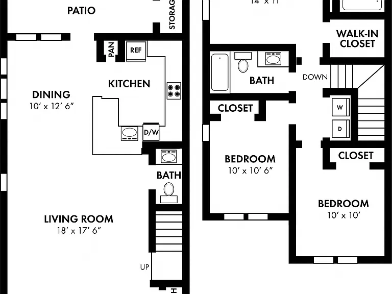 Falls Creek Apartments and Townhomes — Photo 34