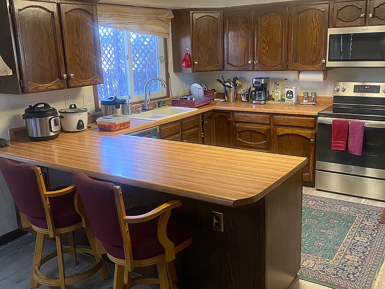 Upstairs kitchen