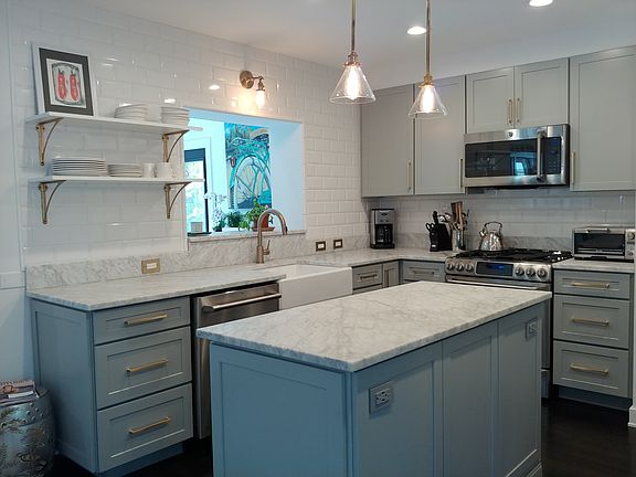 Marble counter surfaces