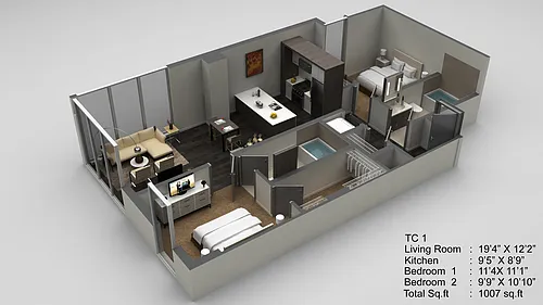 Floor plan TC 1