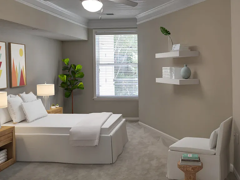 Carpeted Bedroom