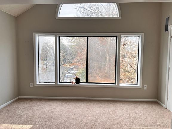 Sunroom with 10ft cathedral ceilings; lots of natural sunlight