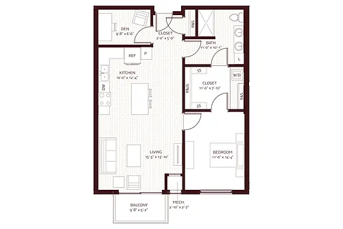 Floor plan Rose