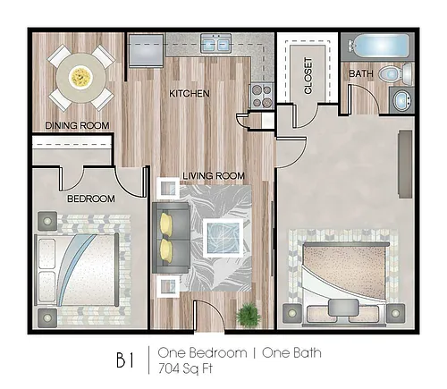 Floor plan B1
