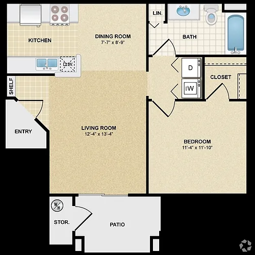 Floor plan Sunburst