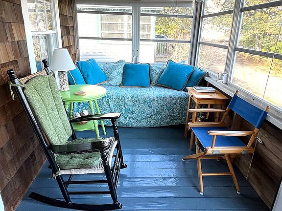 Porch w water view