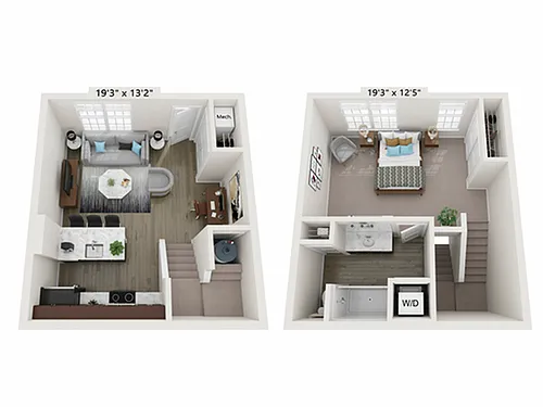Floor plan Trevor Townhome A