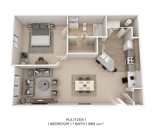 Floor plan Pulitzer I