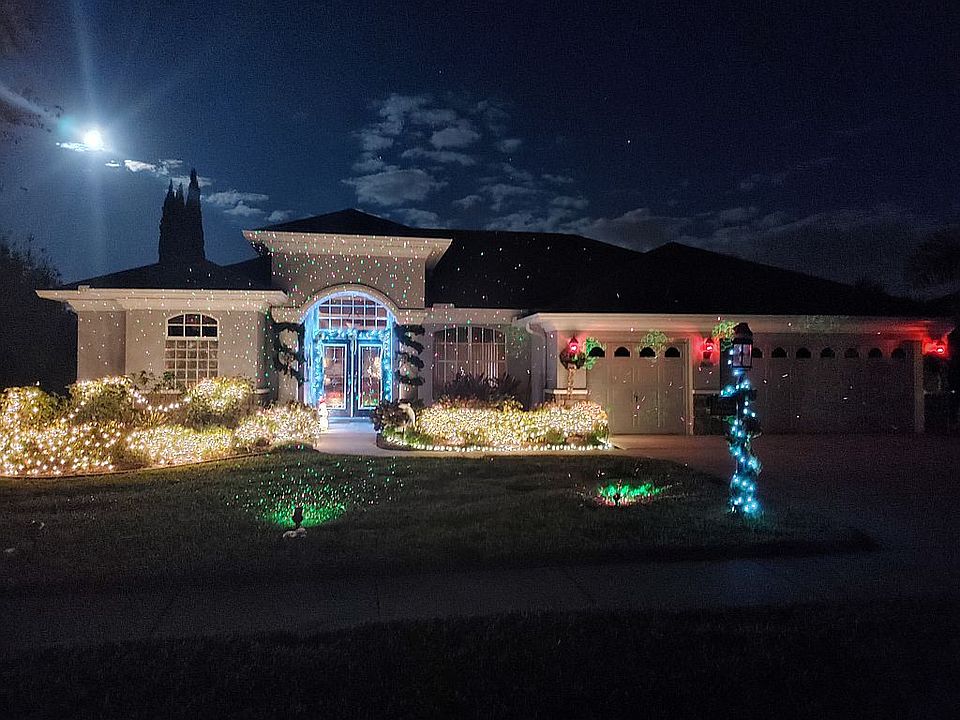 Moon over Home at Christmas